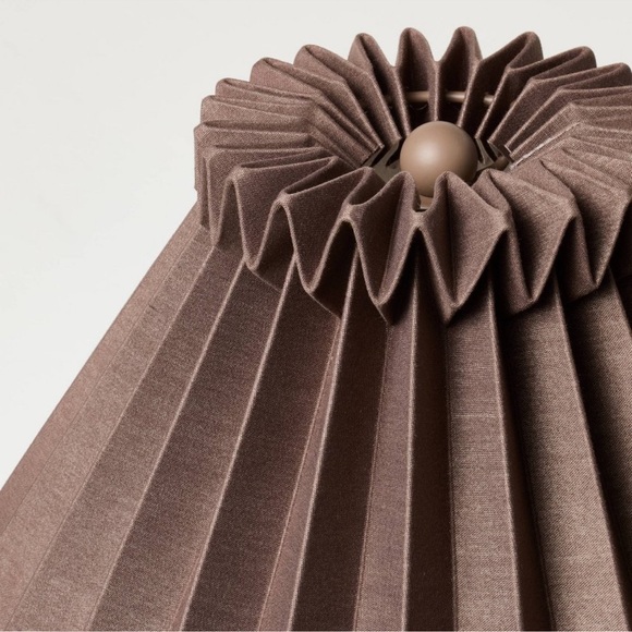 Ceramic with Brown Knife Pleat Shade Accent
Table Lamp Sour Cream-Hearth & Hand™ - Picture 4 of 14